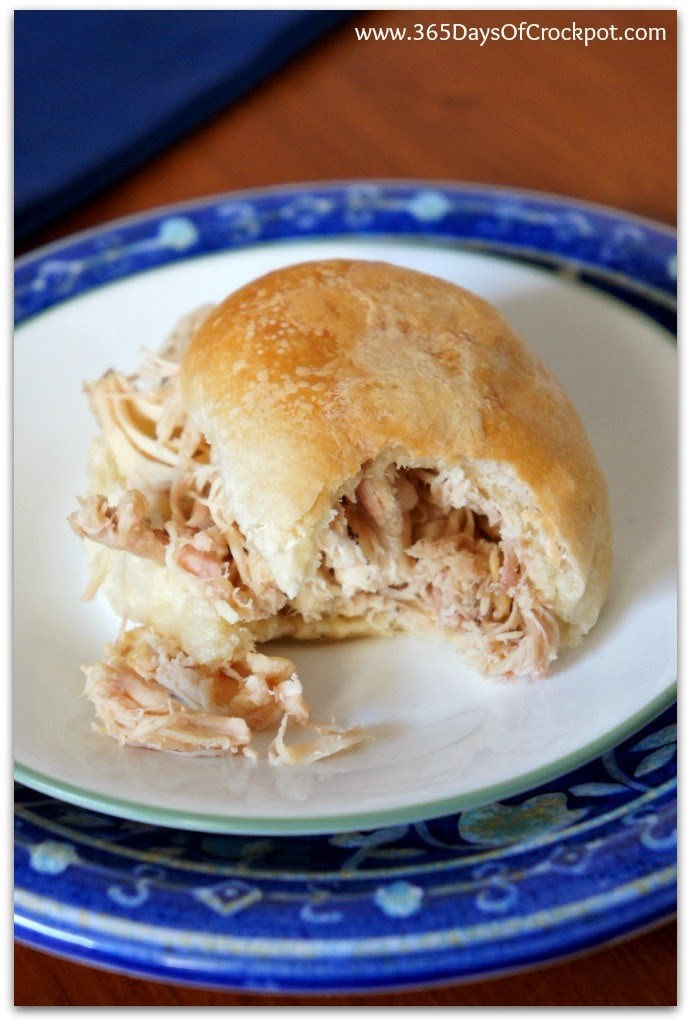 Crockpot bacon kalua chicken...my family devoured this chicken.  It is so yummy and tender!