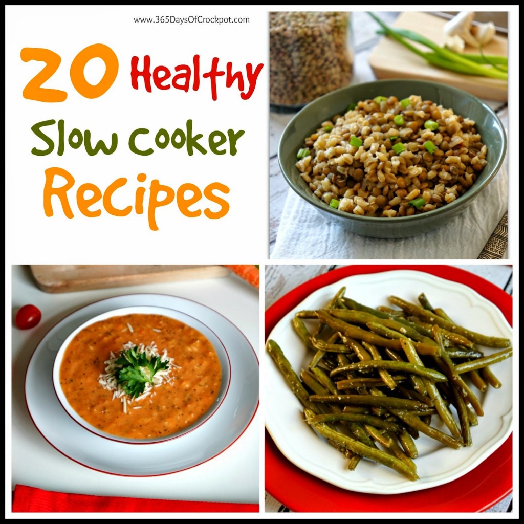 20 healthy recipes to make in your crockpot! #healthy #crockpot
