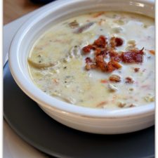 Slow Cooker Creamy Quinoa and Turkey Soup