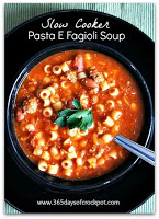 Recipe for Crock Pot Copycat Olive Garden Pasta e Fagioli Soup #copycat #crockpot #soup