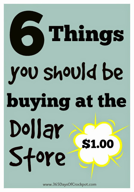 6 Things You Should Be Buying at the Dollar Store...good to know! #lifehack