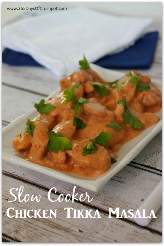 Slow Cooker Chicken Tikka Masala (easy and lightened up)