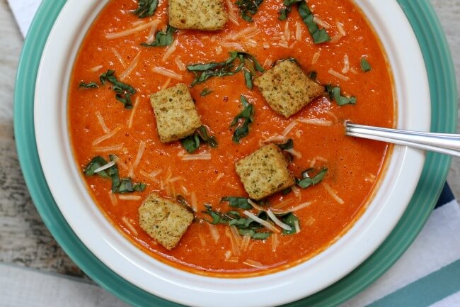 easy red pepper soup recipe