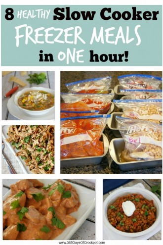 Make 8 Healthy Slow Cooker Freezer Meals in One Hour!