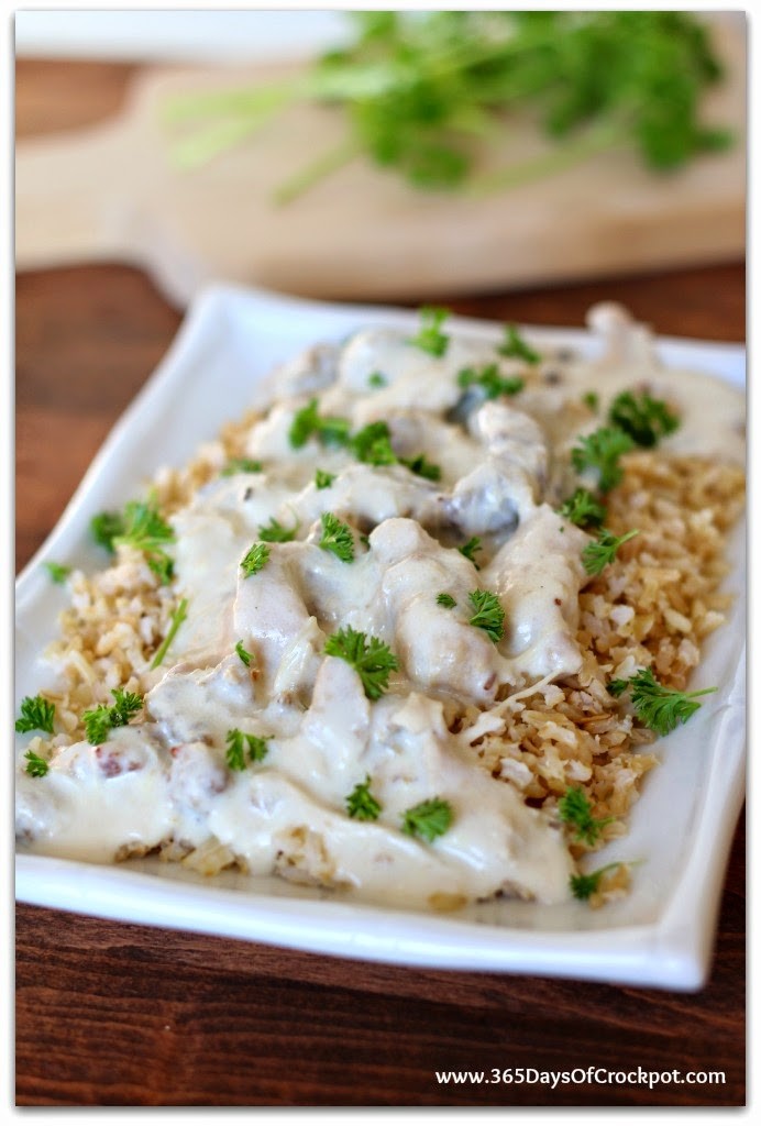 This recipe for slow cooker creamy chicken and sausage will blow your mind. It is so so good!