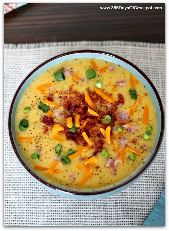 Best Recipe for Slow Cooker Cheesy Ham and Potato Chowder 