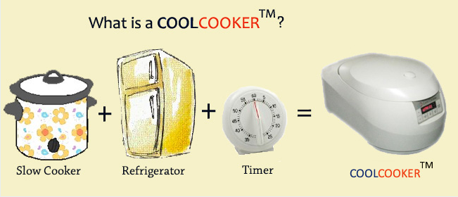 the coolcooker--a refrigerated slow cooker with a delayed start feature