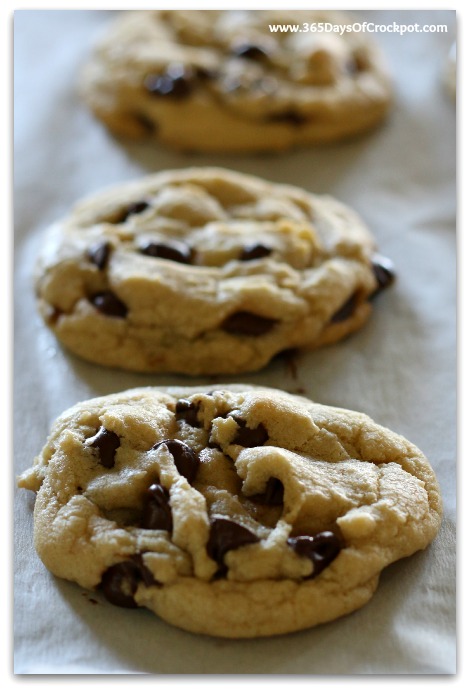 No mixer needed perfect chocolate chip cookies!