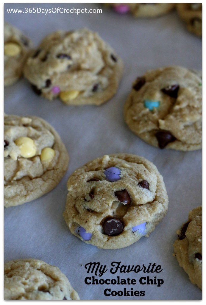 The best chocolate chip cookies ever. No mixer needed.