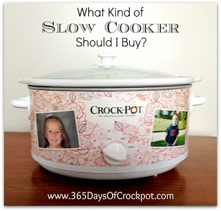 In the market for a new slow cooker?  Read this before purchasing!  Tips for buying a new slow cooker.