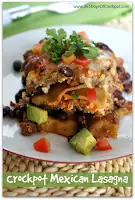 Recipe for CrockPot Mexican Lasagna #easydinner #slowcookerrecipe #crockpot #Mexican