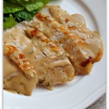 3-Ingredient Slow Cooker Turkey Breast and Gravy