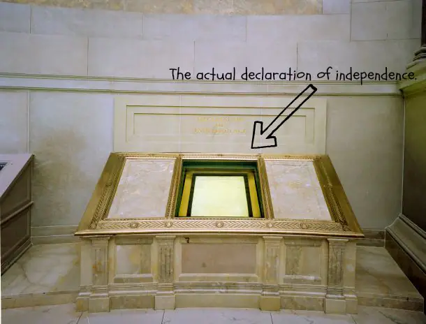 the declaration of independence is housed in the national archives in washington DC