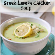 Greek Lemon Chicken Soup