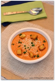 Blender Roasted Red Pepper Soup