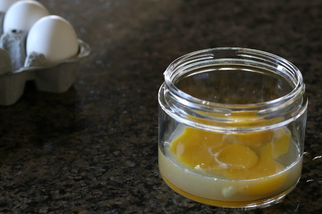 whisk in the egg yolks with the lemon juice