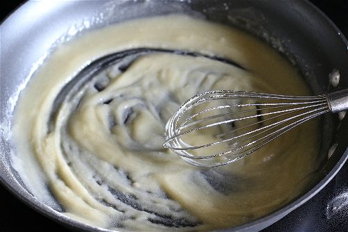 how to make a roux with butter and flour -- tomato soup recipe