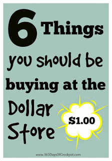 6 Things You Should Be Buying at the Dollar Store...good to know! #lifehack