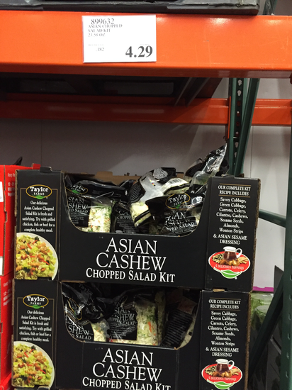 Asian Cashew Chopped Salad Kit at Costco