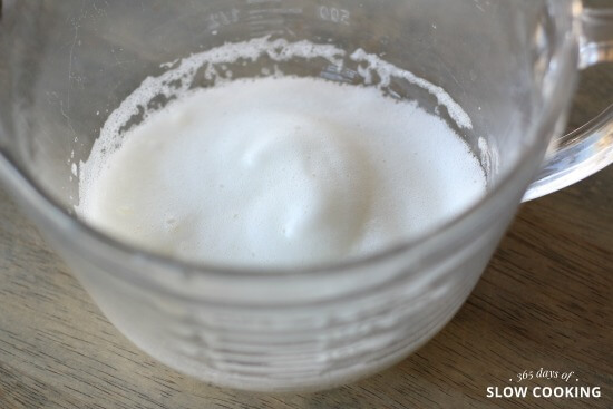 foamy egg whites