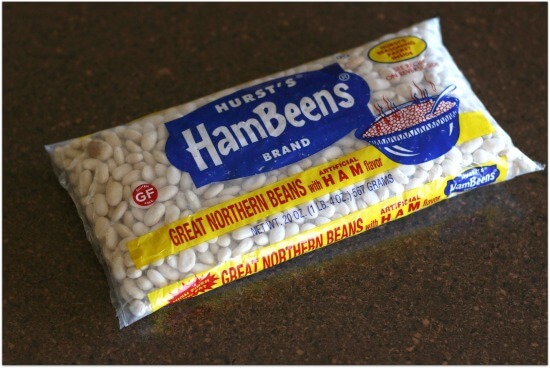 one package of hurst's great northern beans