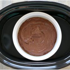 Slow Cooker Nutella Brownie Pudding