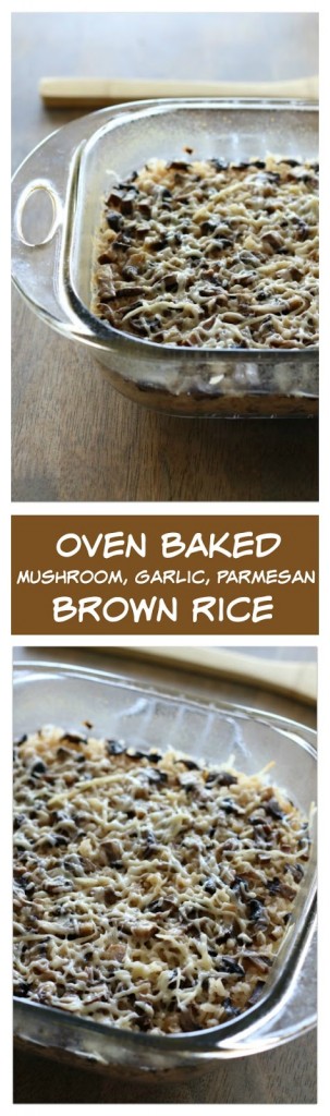 I'm just super pumped about this brown rice that you can make in the oven! I had to share. I love brown rice and eat it all the time. The problem with cooking it on the stove is that sometimes it doesn't turn out great...certain kernels are crunchy and others are mushy. I found a way to make it in the oven that turns out perfect every time!