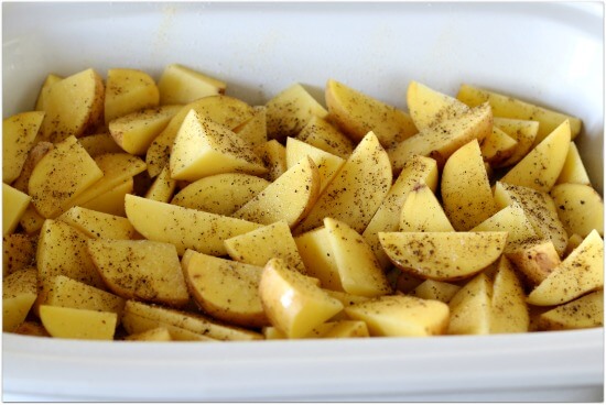 recipe for crockpot cheesy potatoes