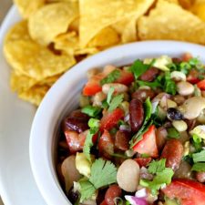 15-Bean, Corn and Avocado Salsa