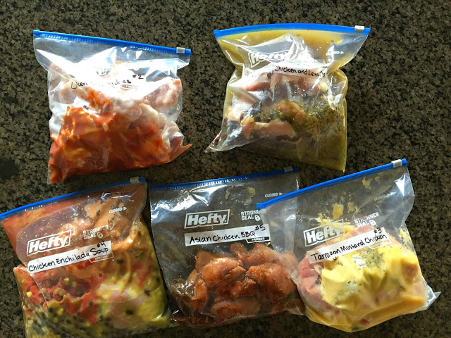 5 slow cooker freezer meals made in minutes--step by step directions
