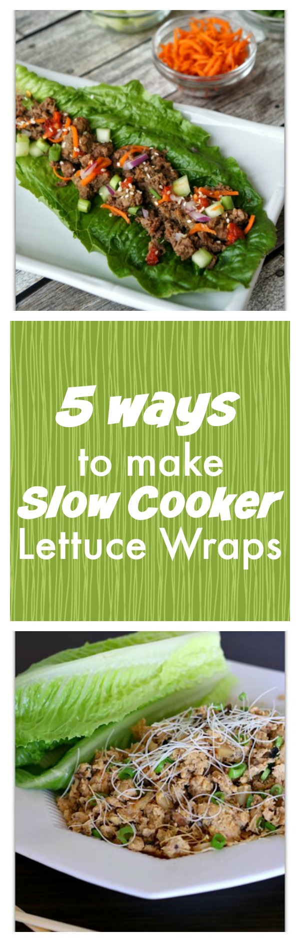 5 ways to make easy and healthy slow cooker lettuce wraps