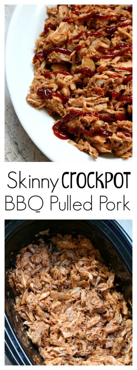 skinny crockpot bbq pulled pork recipe