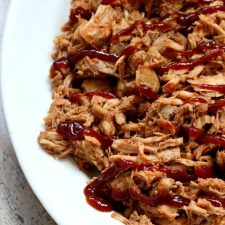 Skinny Crockpot BBQ Pulled Pork