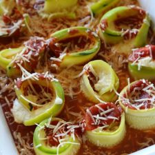 Zucchini Lasagna Roll-Ups (Slow Cooker or Oven)