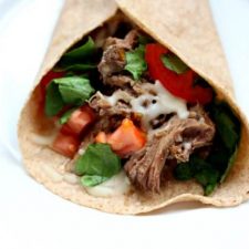 Slow Cooker French Dip Tacos