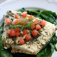 Slow Cooker Lemon Dill Halibut