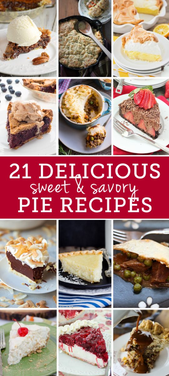 21 delicious sweet and savory pie recipes