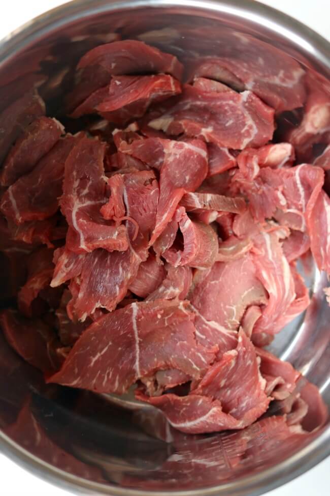thinly sliced meat for instant pot beef gyros