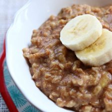Instant Pot Cinnamon Banana Oatmeal