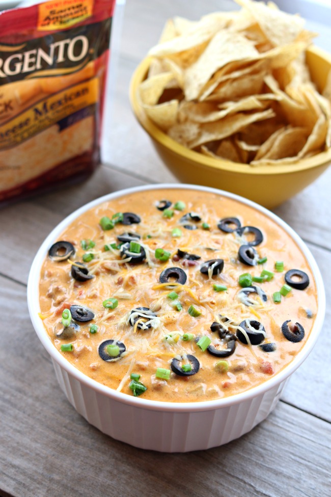 slow cooker taco dip without processed cheese