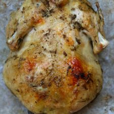 Slow Cooker Herbed Whole Chicken