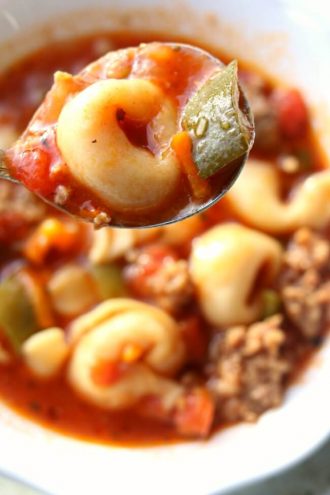 Instant Pot Italian Tortellini Soup