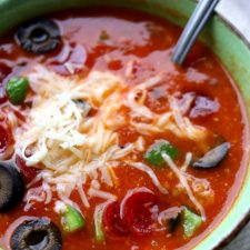 Instant Pot Pizza Soup