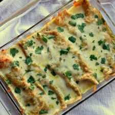 Instant Pot Smothered Green Sauce Enchiladas