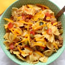 Instant Pot Cheeseburger Pasta