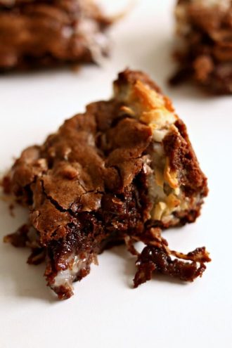 Coconut Macaroon Brownies