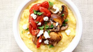 Instant Pot Creamy Polenta With Roasted Tomatoes 365 Days Of Slow Cooking And Pressure Cooking