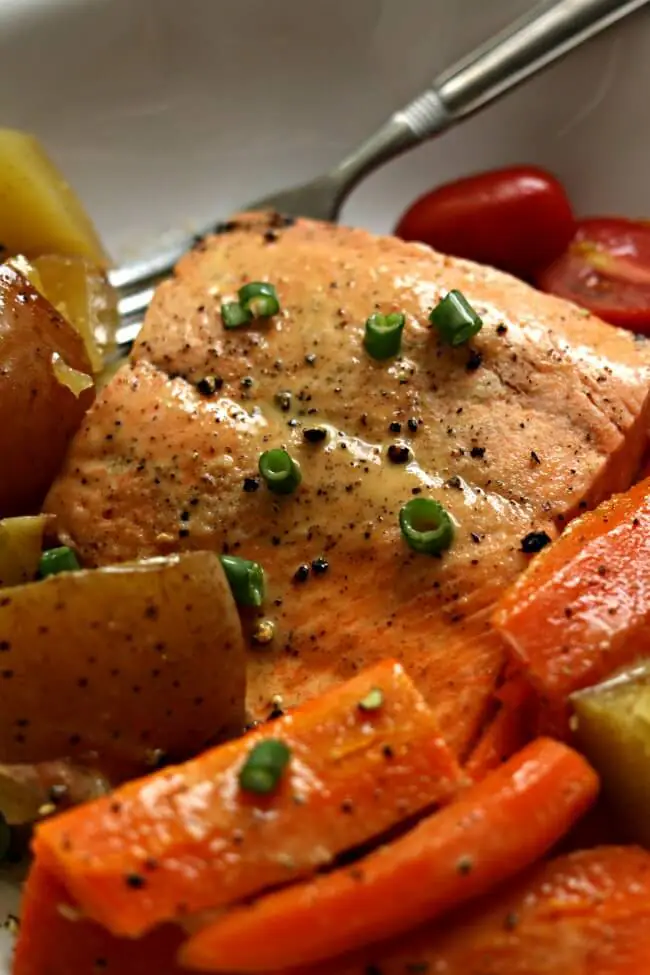 Salmon and Vegetables