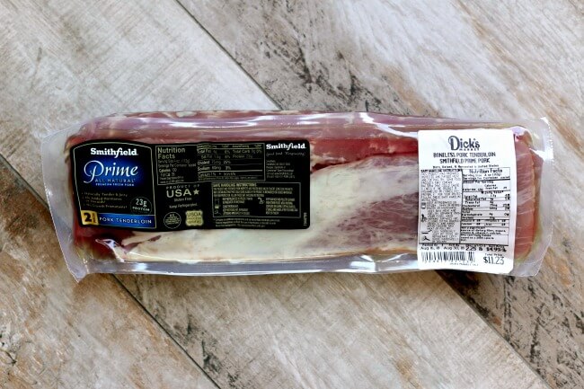 pork tenderloin in package