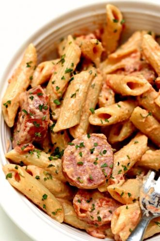 Instant Pot Penne in Cajun Mustard Cream Sauce